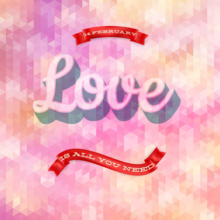 Valentines day Poster. EPS 10 vector file includedのイラスト素材