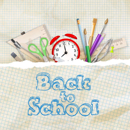 Welcome back to school.      のイラスト素材