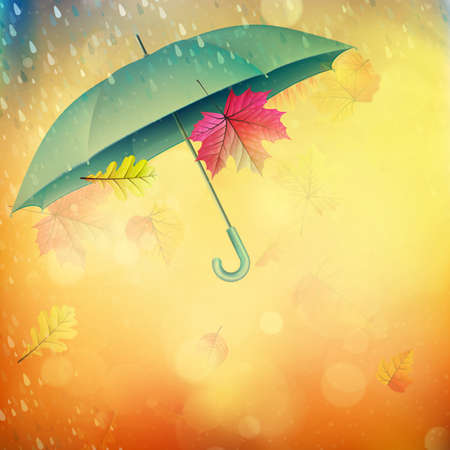 Background on a theme of autumn.   のイラスト素材