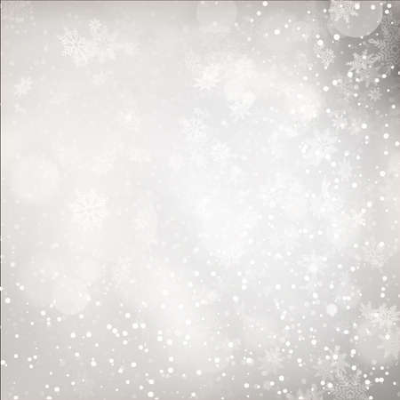 Christmas Lights on grey background. EPS 10 vector file includedのイラスト素材