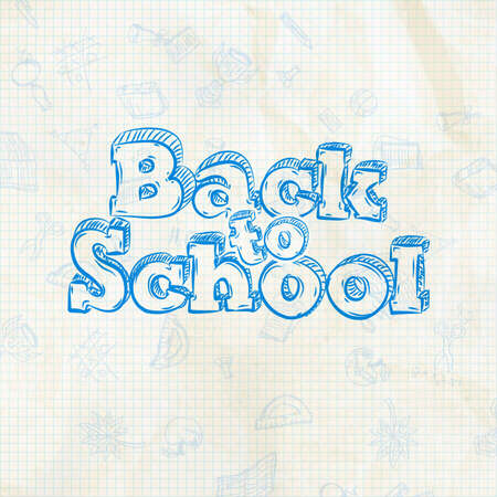 Back to School. EPS 10 vector file includedのイラスト素材