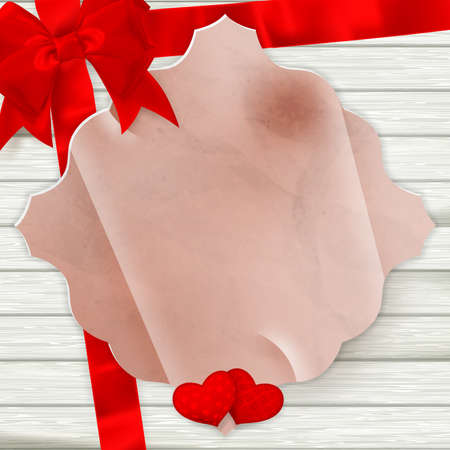 Valentines heart card template. EPS 10 vector file includedのイラスト素材