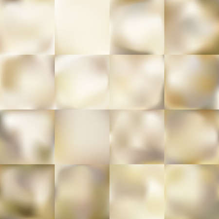 Set of Light gold gradient Mesh abstract background. EPS 10 vector file includedのイラスト素材