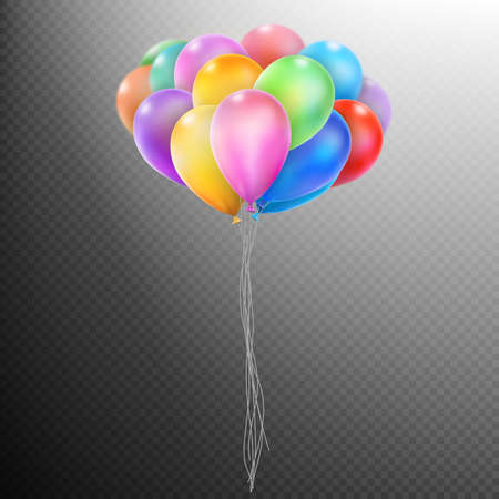 Balloons isolated. Shallow Dof.のイラスト素材