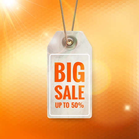 Autumn seasonal sale label.のイラスト素材