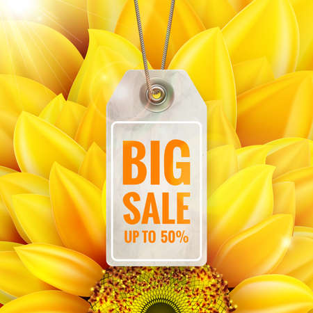 Autumn seasonal sale label.のイラスト素材