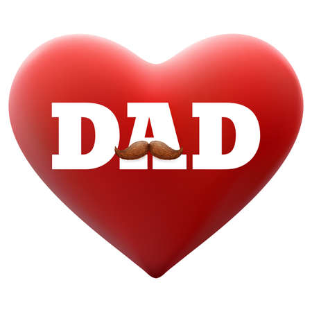 Happy Father s day background with mustache. EPS 10 vector file includedのイラスト素材