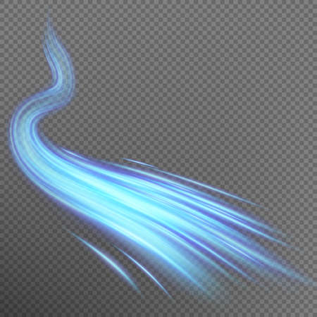 Blue abstract effect object burst with blurred magic neon light. EPS 10 vector file includedのイラスト素材