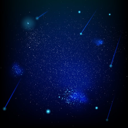 Space abstract star field background design template, sparkling haze space background. EPS 10 vector file includedのイラスト素材