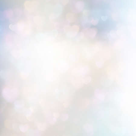 Defocused hearts bokeh background. EPS 10 vector file includedのイラスト素材