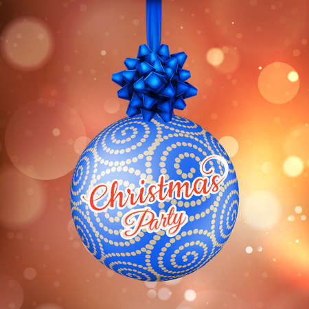 Christmas card with lights.のイラスト素材