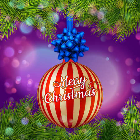 Christmas And New Year template on Pink Xmas background.のイラスト素材