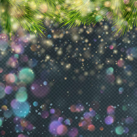 Gold glitter particles background.のイラスト素材