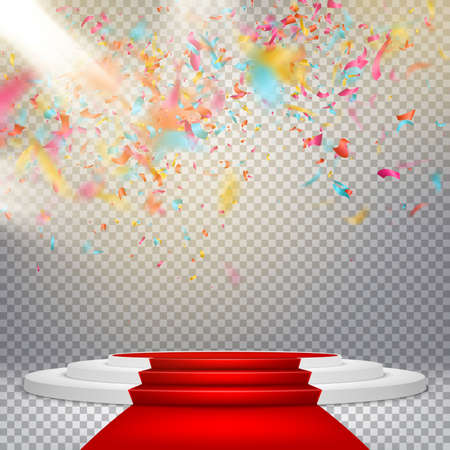 Podium on studio background. EPS 10のイラスト素材