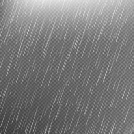 Rain transparent template background. EPS 10のイラスト素材