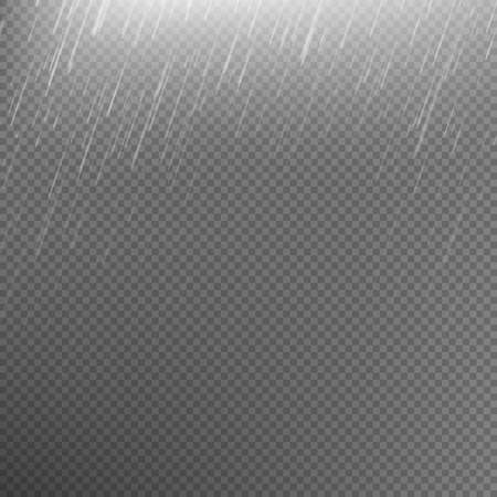 Rain transparent template background. EPS 10のイラスト素材