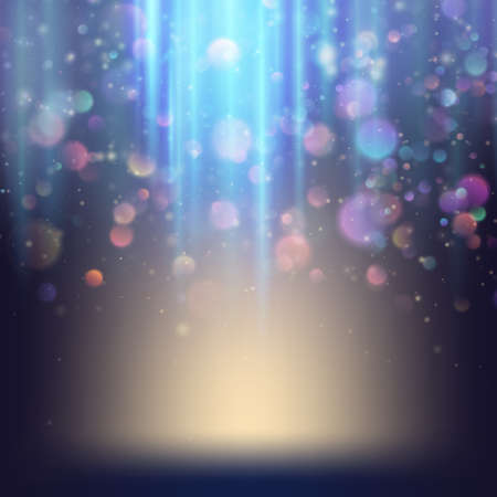 Background with bright magic lights. EPS 10のイラスト素材