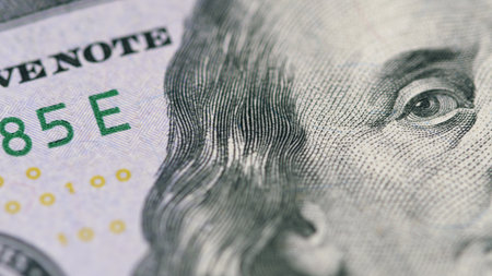 A detailed CloseUp view of a Hundred Dollar Bill showing the Federal Reserve Note clearly