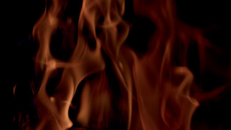 Captivating Flames in Motion Striking Abstract Fire Imagery That Engages and Inspiresの写真素材