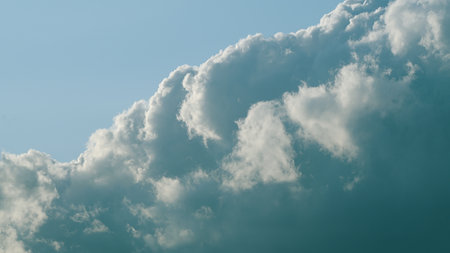 Majestic Cloudscape A Comprehensive Study in Natures Beautiful Textures and Patternsの写真素材