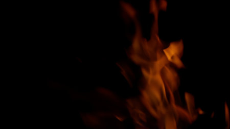 Dynamic Flames A Captivating Play of Fire Movement, Light, and Energy in Motionの写真素材