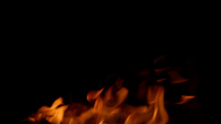 Dynamic Flames Perfectly Suited for Backgrounds and Inspiring Visual Effects in Artの写真素材