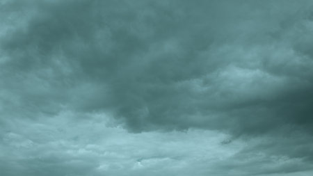 A Stunning Dark Dramatic Cloudy Sky Captured Perfectly in Beautiful Ethereal Tones
