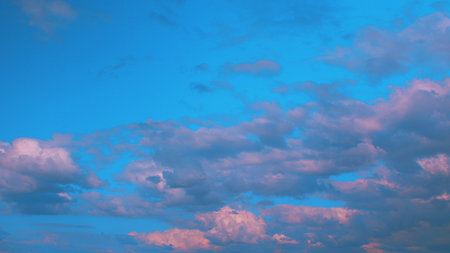 The Beautiful Cloudy Sky is characterized by its Vibrant and Stunning Colors that captivate viewers
