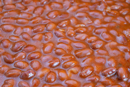 Comforting bean dish, Slowcooked beans with rustic flavor, Hearty red beans simmered for rich flavor, Savory slowcooked beans with rustic braise look and warming scentの写真素材