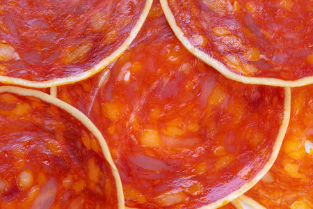 Contemporary food composition featuring colorful grid layout, Artistic food presentation showcasing slices with striking color contrast and high detailの写真素材