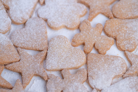Sweet treats in charming designs, Homemade cookies with ecofriendly packaging display, Decorative...
