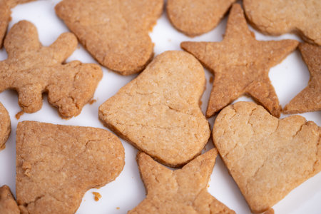 Warm comforting treats, Chewy hearty cookies with rustic charm and warm aroma, Inviting textured oat...