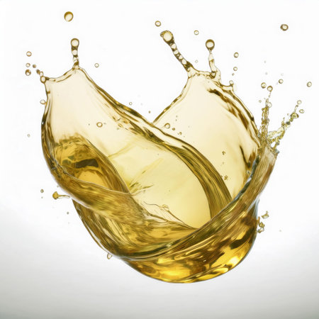 splash of wine isolated on white background. 3d rendering illustrationの素材