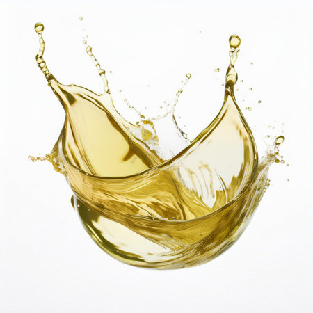 splash of orange juice isolated on white background. 3d renderingの素材