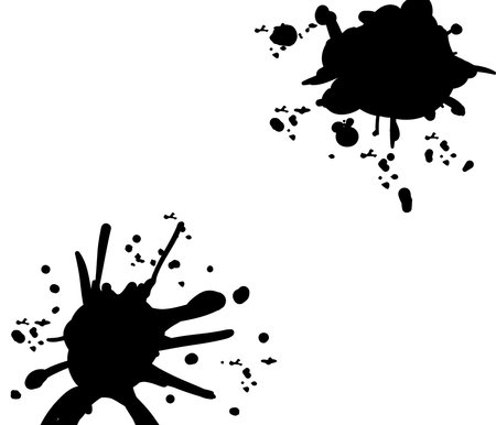 Abstract background with paint splashesのイラスト素材