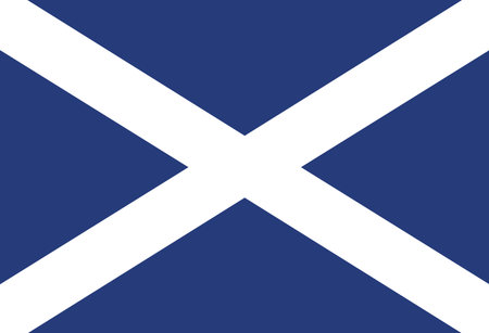 amazing Scottish flag illustrator country flagsのイラスト素材