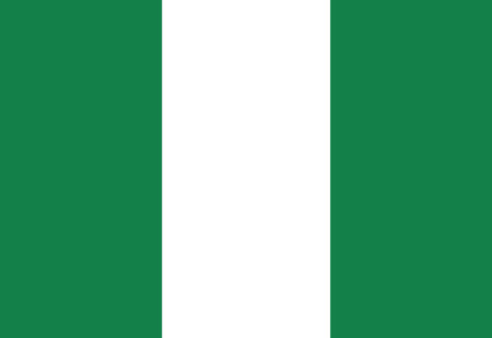 amazing Nigerian flag illustrator country flagsのイラスト素材