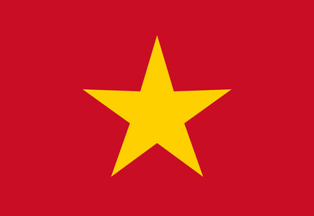 amazing Vietnamese flag illustrator country flagsのイラスト素材
