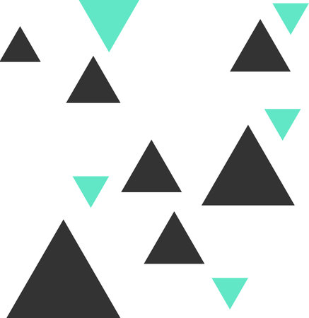 Modern triangle geometric shape creative