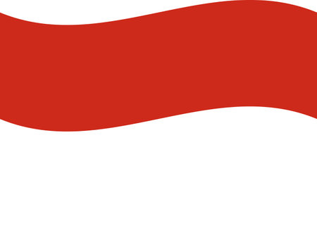 indonesia flag illustrator country flags symbol nation waving iconのイラスト素材