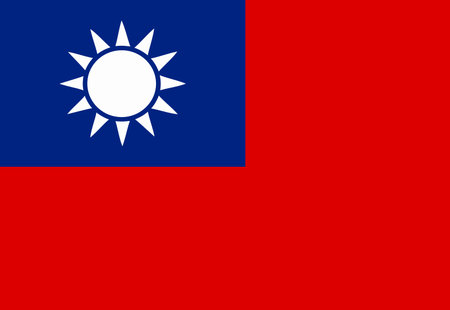 Taiwan flag illustrator country flags symbol nationのイラスト素材