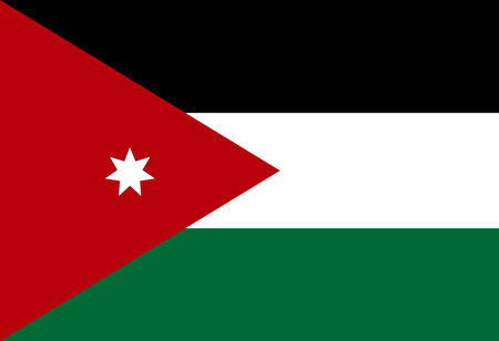 Jordan flag illustrator country flags symbol nationのイラスト素材