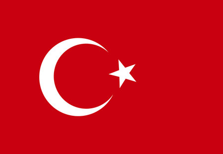 Turkey flag illustrator country flags symbol nationのイラスト素材