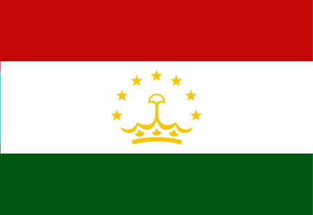 Tajikistan flag illustrator country flags symbol nationのイラスト素材