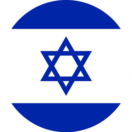Israel flag illustrator country flags round symbol nation circular flagsのイラスト素材
