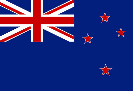 New Zealand flag illustrator country flags symbol nationのイラスト素材