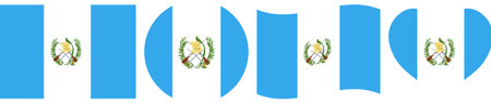 Guatemala flag illustrator country flags symbol National Collection Internationalのイラスト素材