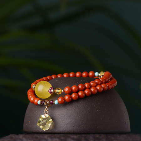 South red braceletの写真素材