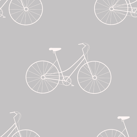 bike bicycle seamless pattern vectorのイラスト素材