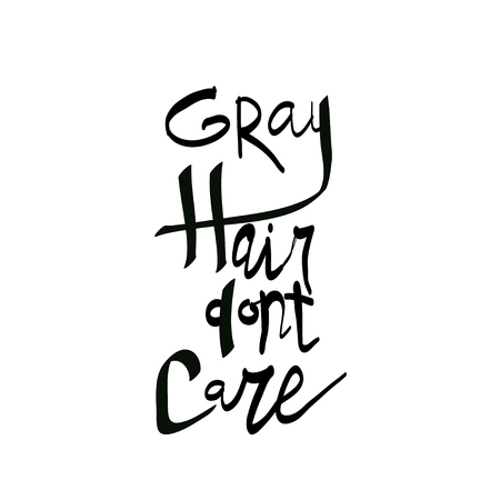 Hand drawn lettering isolated on  backgroundのイラスト素材